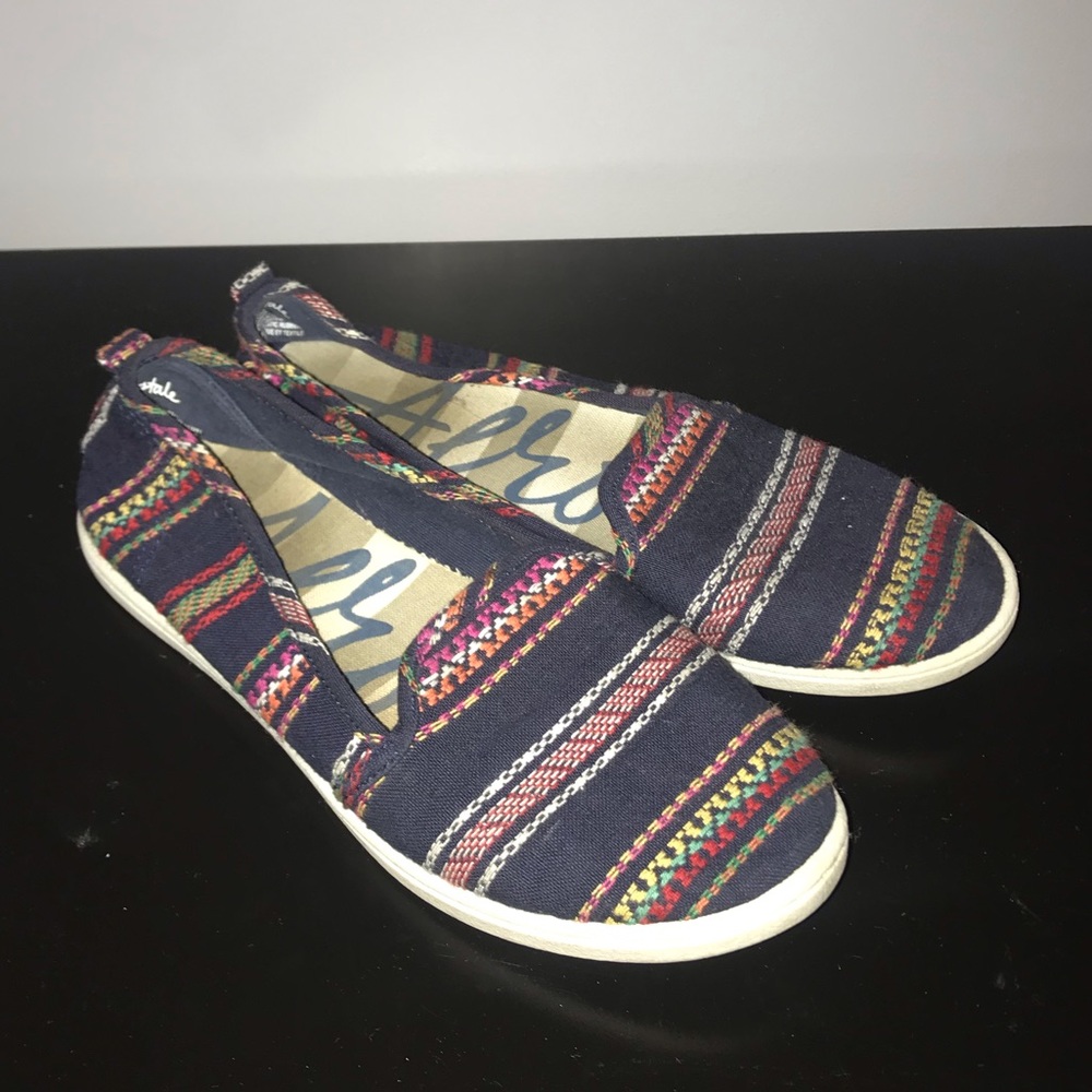 Colored Stripped Flats